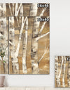 Natural Birch Forest I - Traditional Canvas Artwork