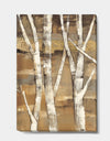Natural Birch Forest II - Traditional Canvas Art
