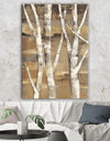 Natural Birch Forest II - Traditional Canvas Art