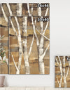 Natural Birch Forest II - Traditional Canvas Art