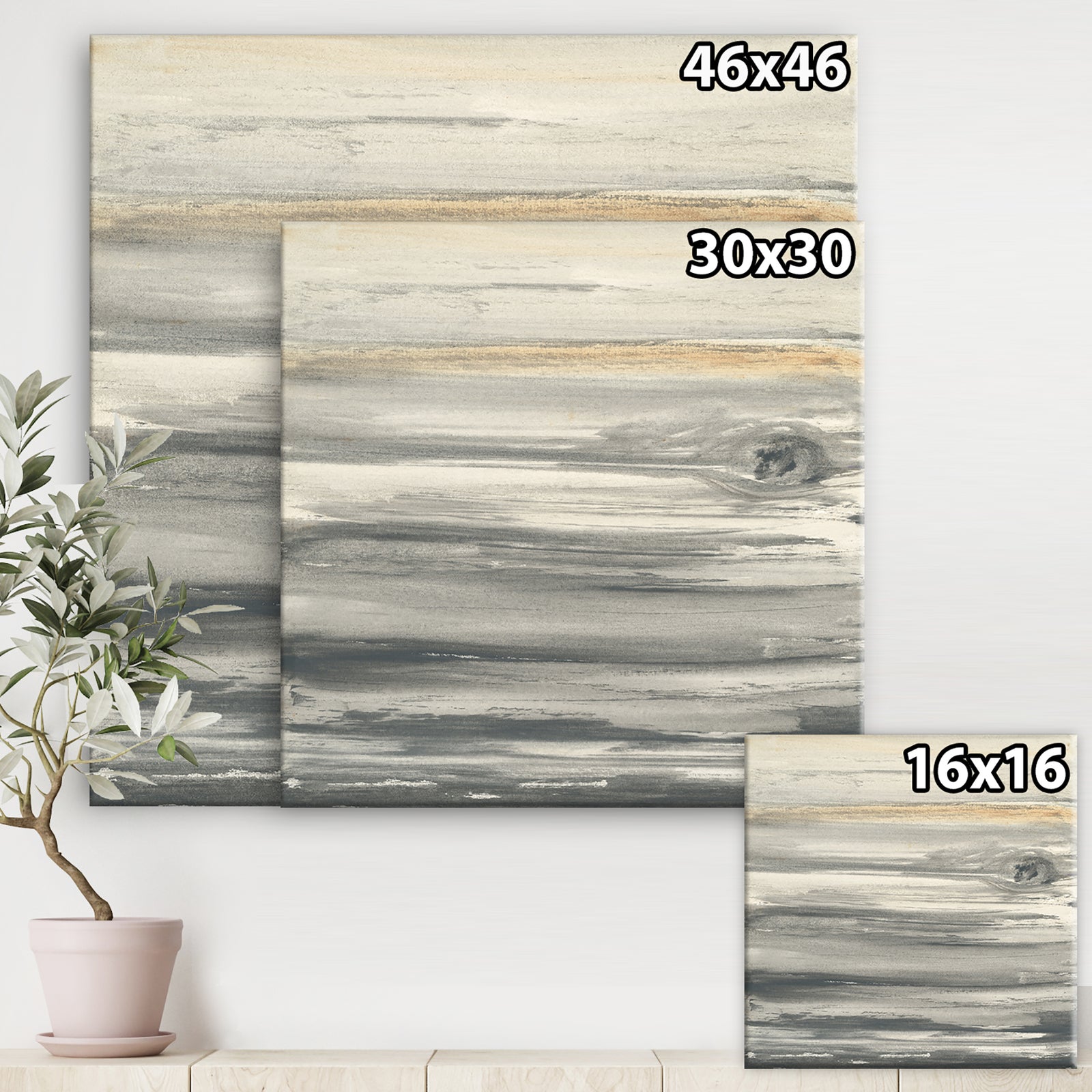 watercolor colorfields II - Glam Premium Canvas Wall Art