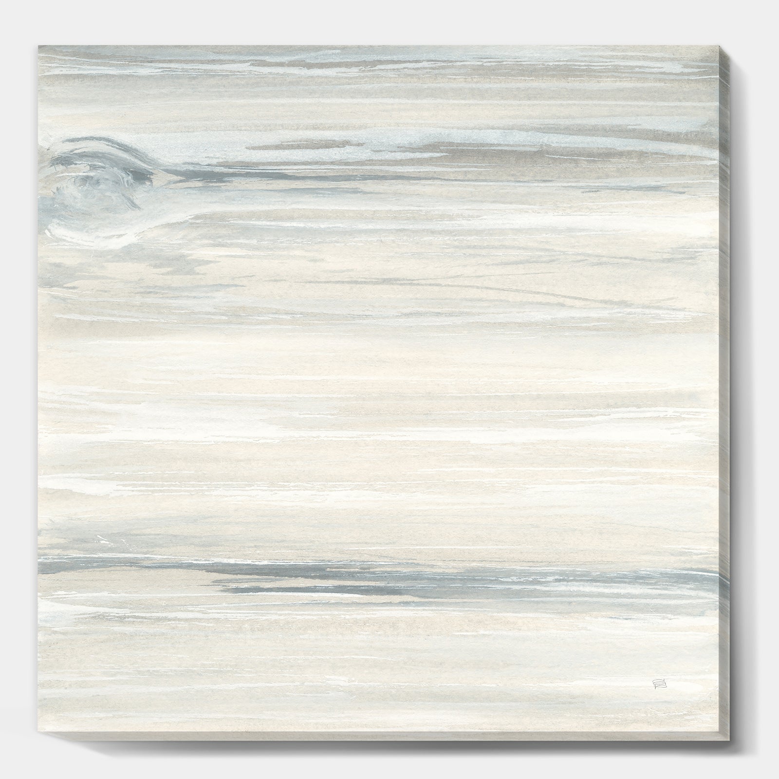 watercolor colorfields I - Glam Gallery-wrapped Canvas