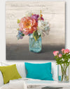 French Cottage Bouquet I Mothers - Cottage Premium Canvas Wall Art