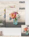 French Cottage Bouquet I Mothers - Cottage Premium Canvas Wall Art