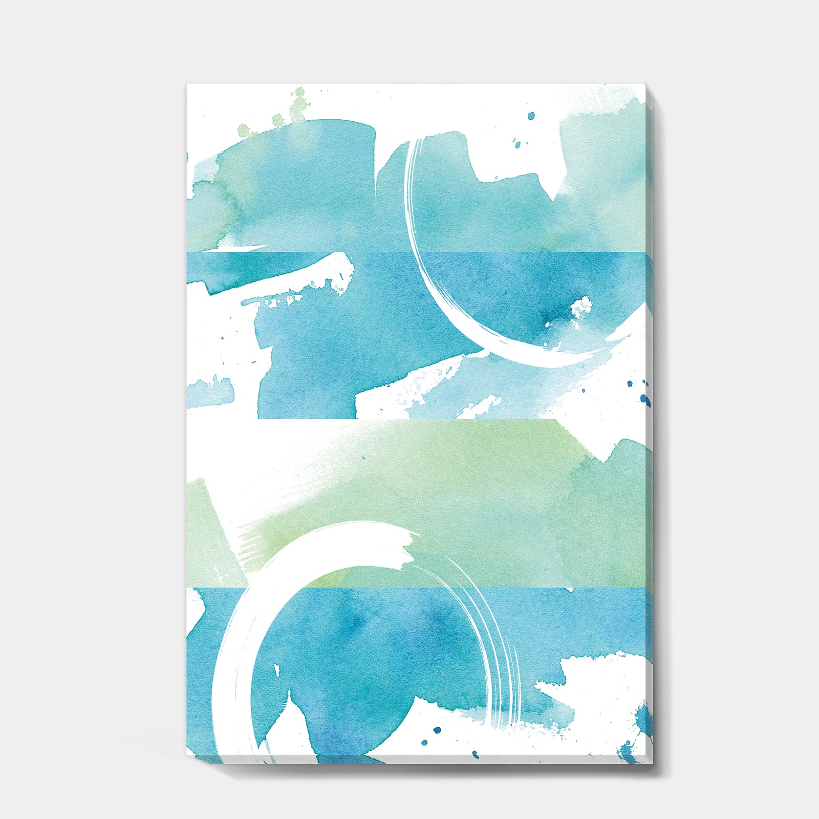 Coastal watercolors I - Transitional Gallery-wrapped Canvas