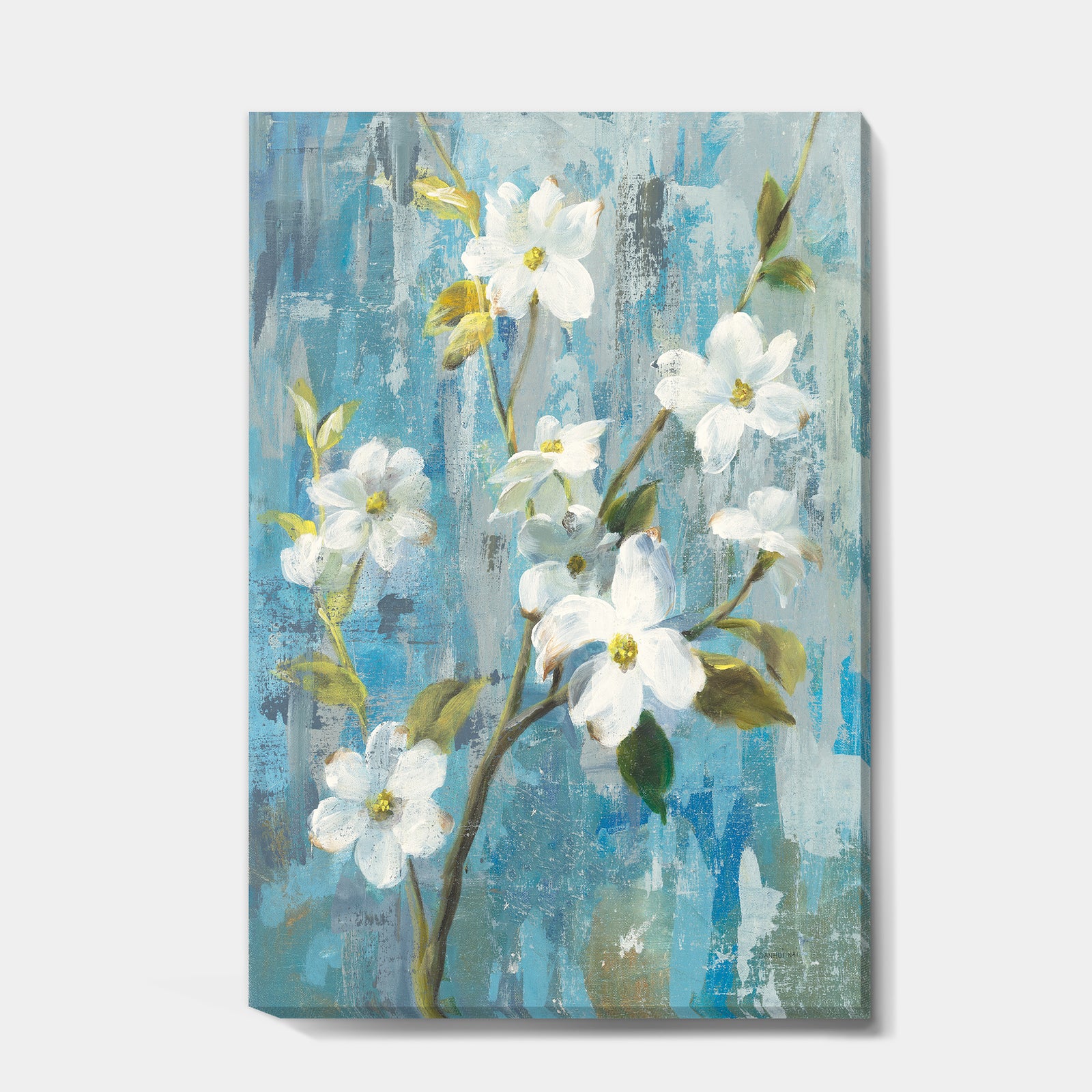 Pastel Magnolia I - Floral & Botanical Gallery-wrapped Canvas