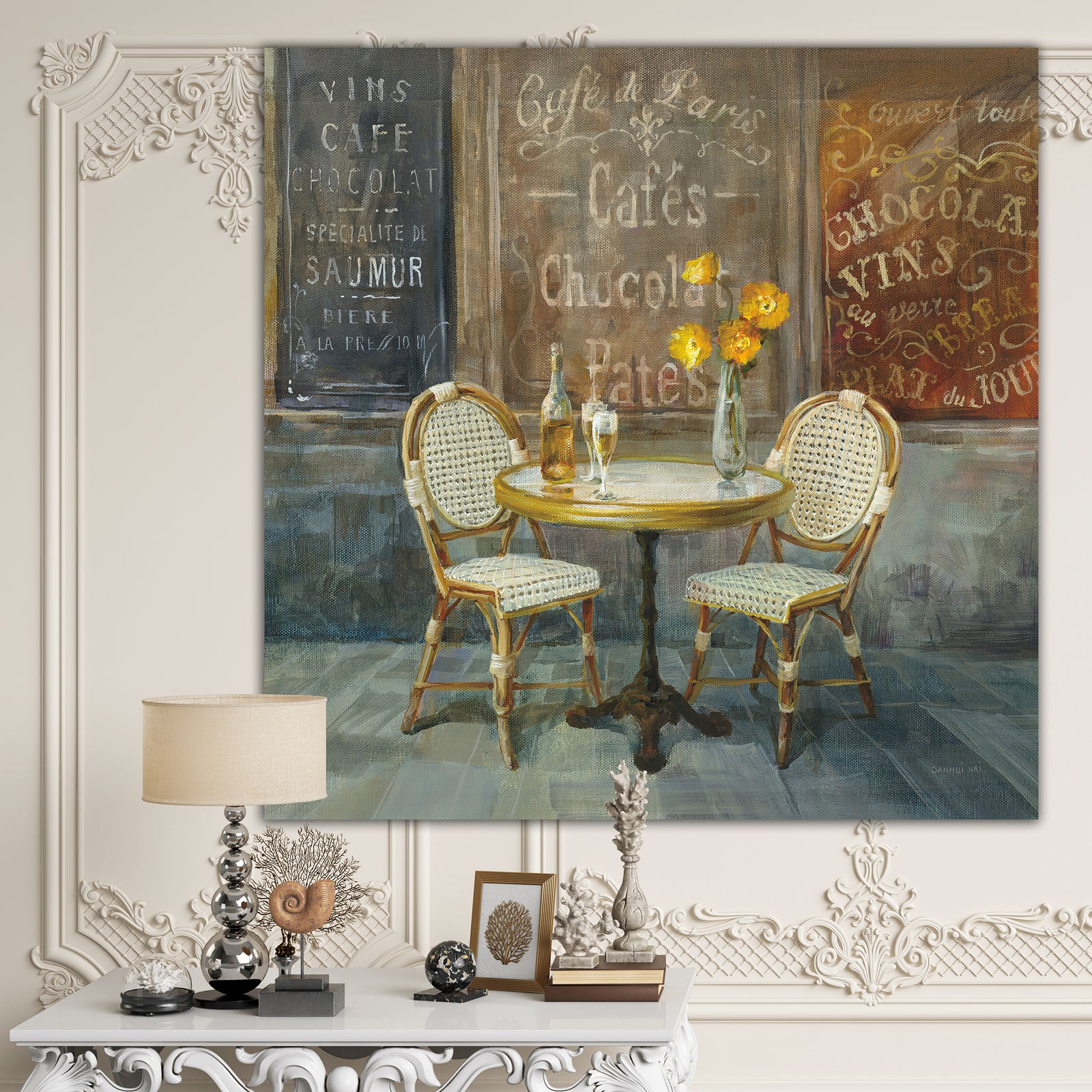 French Cafe - Traditional Canvas Artwork