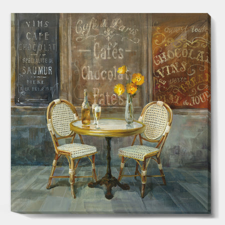 French Cafe - Traditional Canvas Artwork