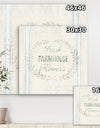 Farmhouse Florals VIII - Farmhouse Premium Canvas Wall Art