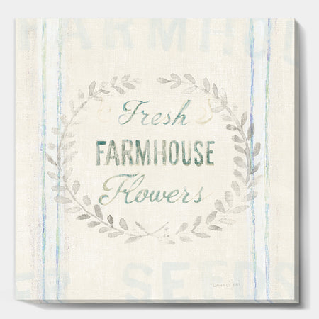 Farmhouse Florals VIII - Farmhouse Premium Canvas Wall Art