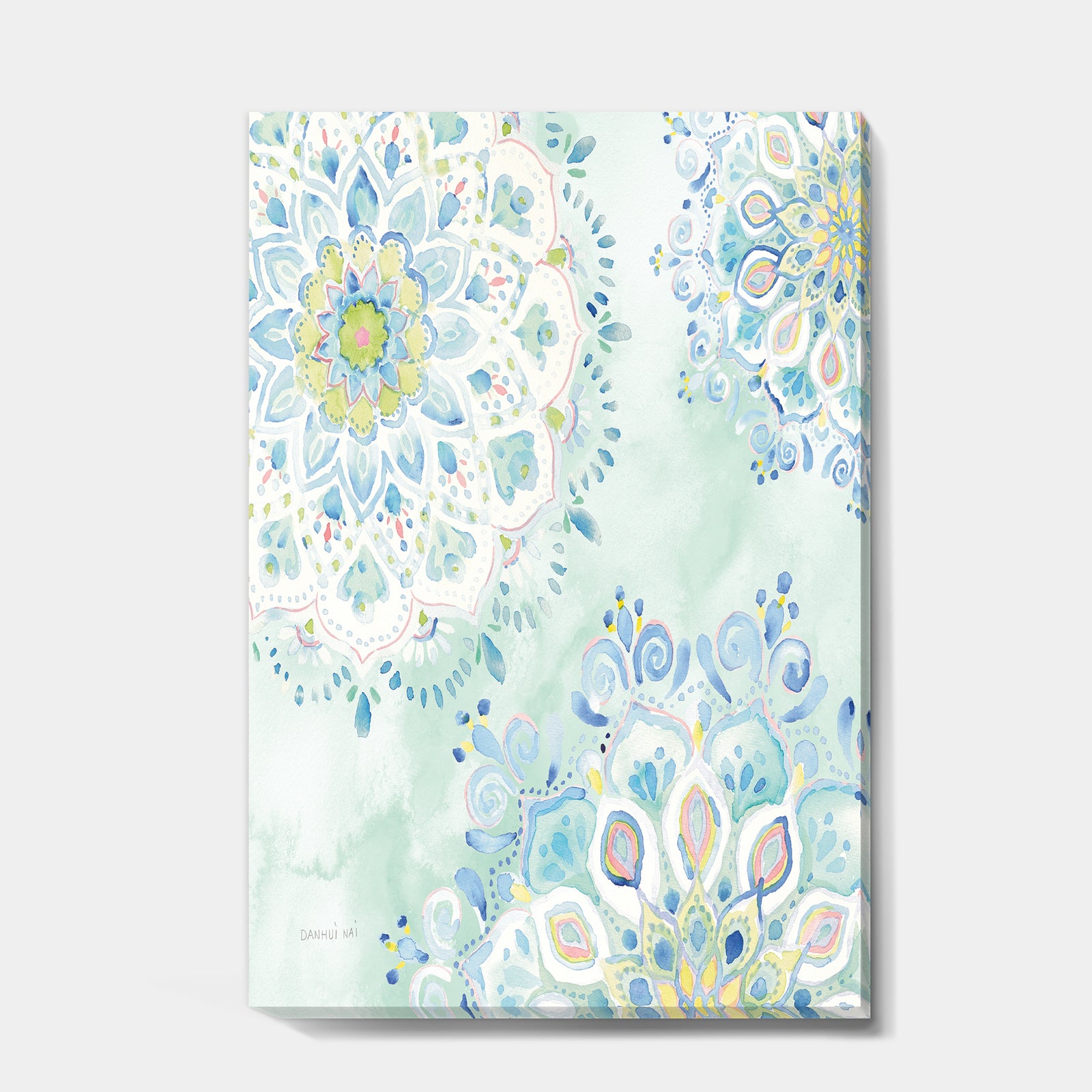 Watercolor mandalas III - Floral & Botanical Canvas Art