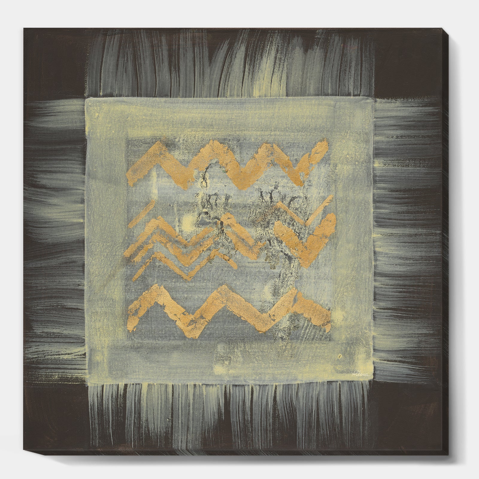 Galm Abstract I - Transitional Gallery-wrapped Canvas