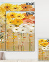 Daisies Fall I - Floral & Botanical Canvas Art