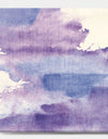 Watercolor Purple Haze I - Modern & Contemporary Canvas Art