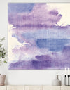 Watercolor Purple Haze I - Modern & Contemporary Canvas Art