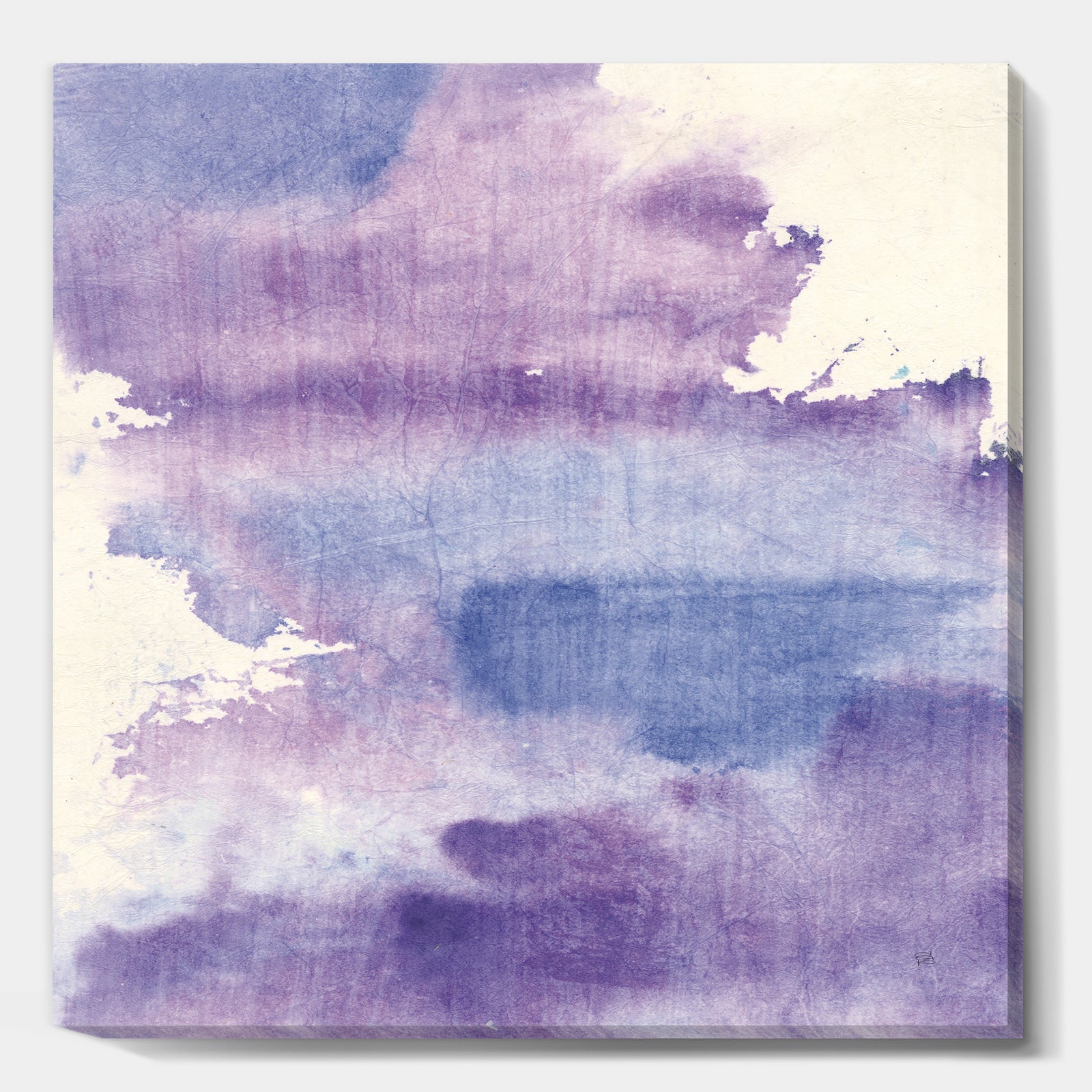 Watercolor Purple Haze I - Modern & Contemporary Canvas Art