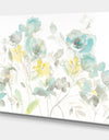 Aqua Rose Natural Element - Farmhouse Premium Canvas Wall Art