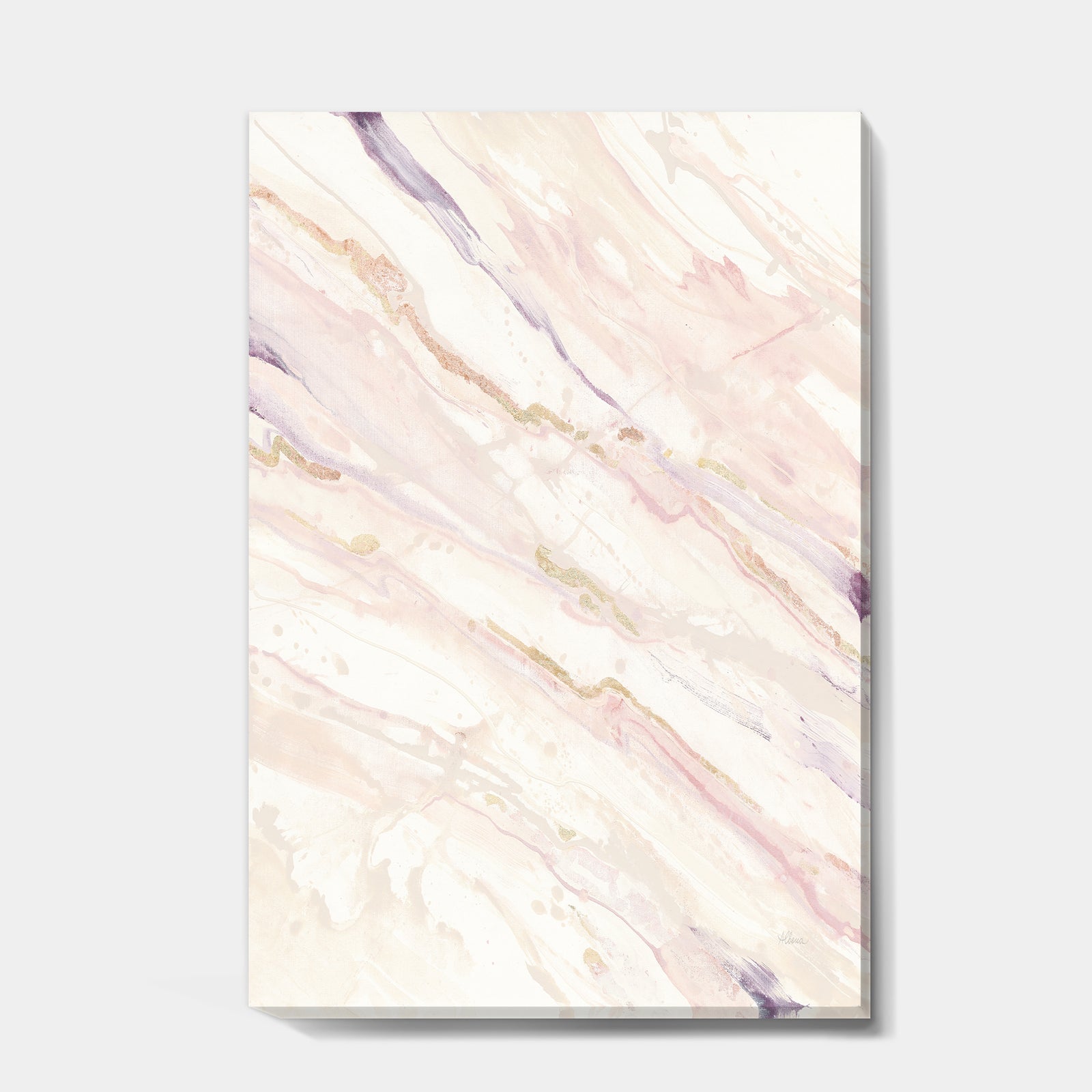 Copper Dreams Geometric - Modern Farmhouse Gallery-wrapped Canvas