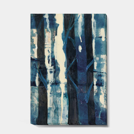 Deep Woods II Indigo - Country Charm Premium Canvas Wall Art