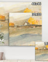 Coming on Farmhouse Landscape - Traditional Canvas Artwork