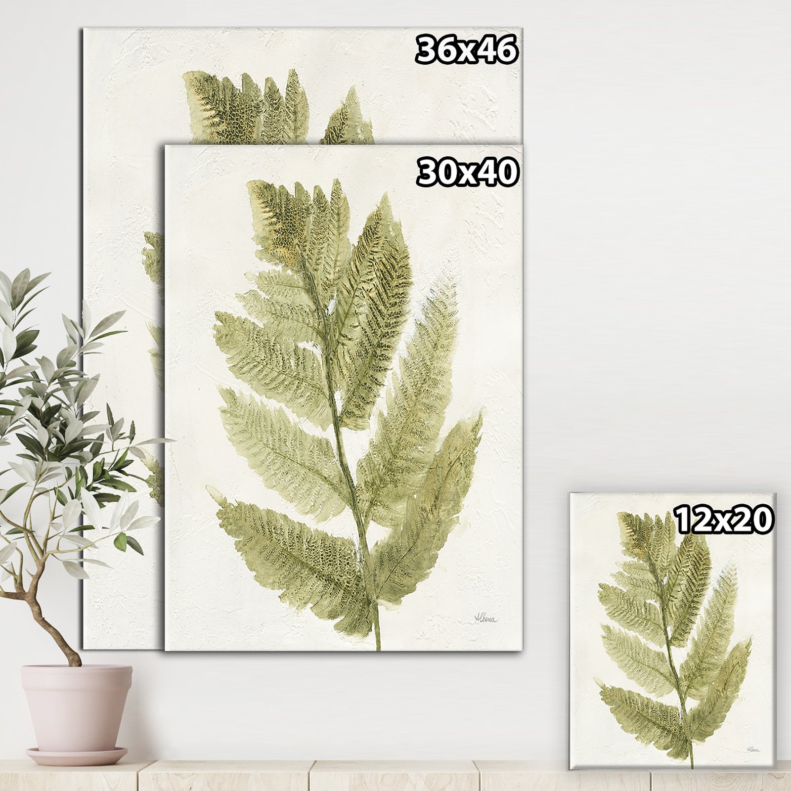 Simple Forest IV - Farmhouse Canvas Art