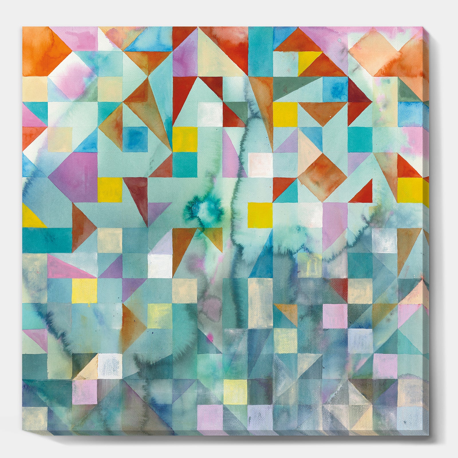 Modern Patchwork - Modern & Contemporary Gallery-wrapped Canvas
