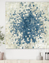 Geometric Blue Spots - Modern & Contemporary Canvas Artwork