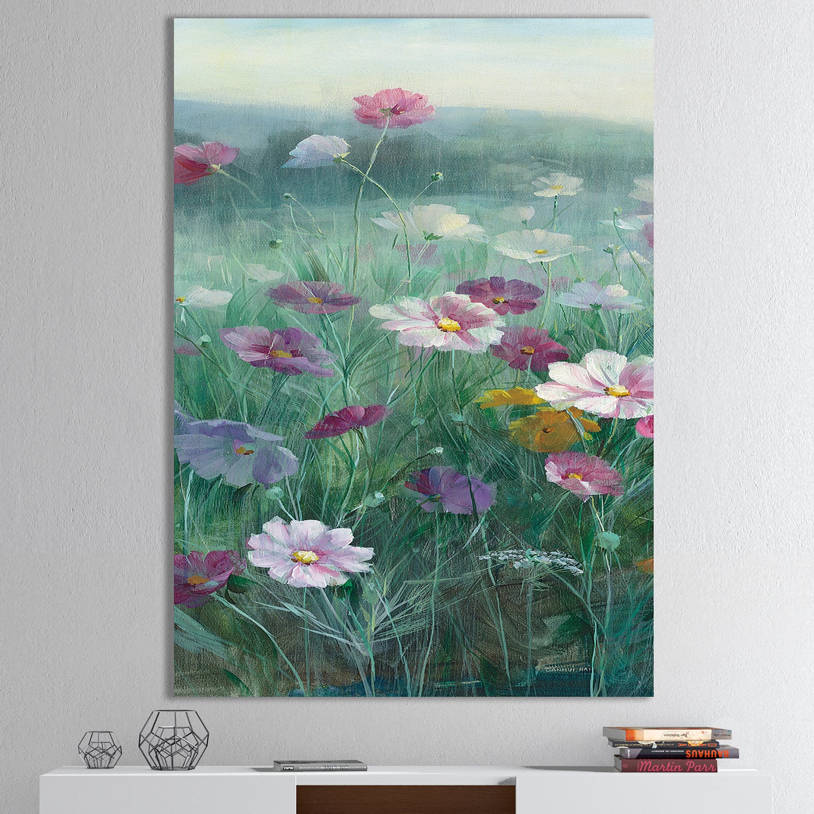 Cosmos at Dawn II - Farmhouse Canvas Art