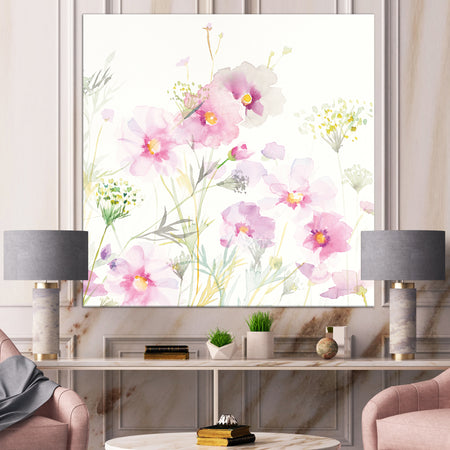 Shabby Flower IV - Farmhouse Premium Canvas Wall Art