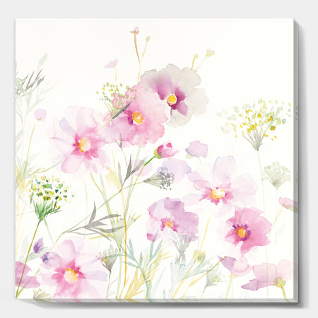 Shabby Flower IV - Farmhouse Premium Canvas Wall Art
