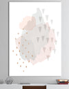 Watercolor Minimal Blush IV - Transitional Canvas Artwork