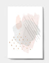 Watercolor Minimal Blush I - Transitional Canvas Art