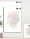 Watercolor Minimal Blush I - Transitional Canvas Art