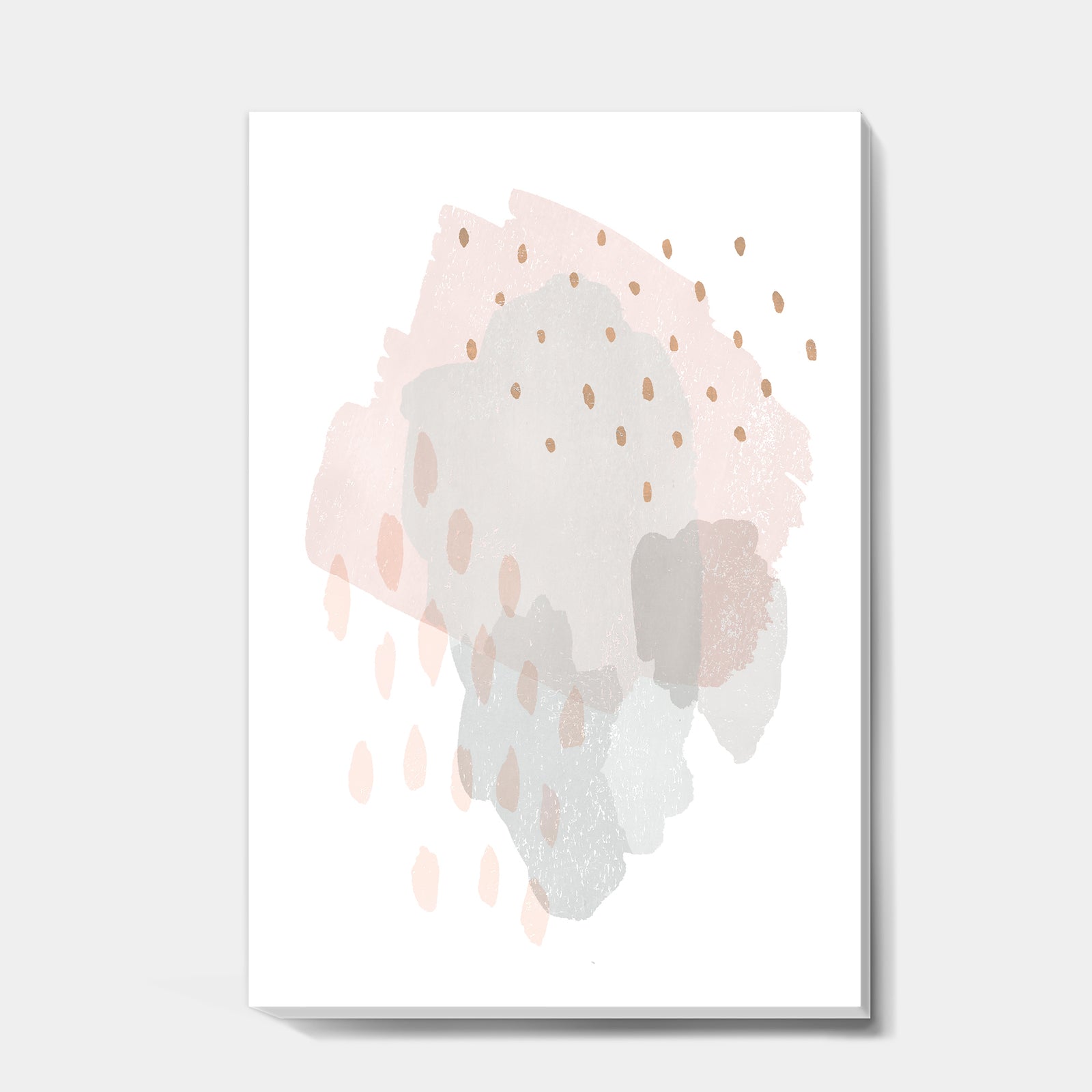 Watercolor Minimal Blush II - Transitional Premium Canvas Wall Art