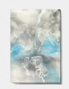 Watercolor Minimal Blue Tones I - Mid-Century Modern Canvas Art