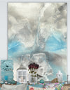 Watercolor Minimal Blue Tones I - Mid-Century Modern Canvas Art