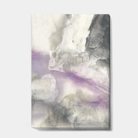 Watercolor Minimal Purple Tones I - Modern Farmhouse Premium Canvas Wall Art