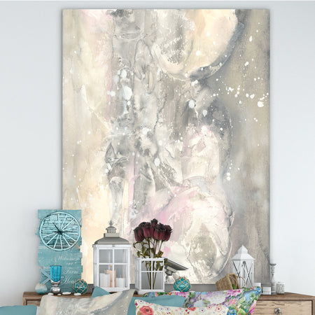 Watercolor Snowflakes I - Modern Farmhouse Canvas Art