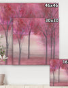 Shabby Pink Under the Trees - Shabby Chic Premium Canvas Wall Art