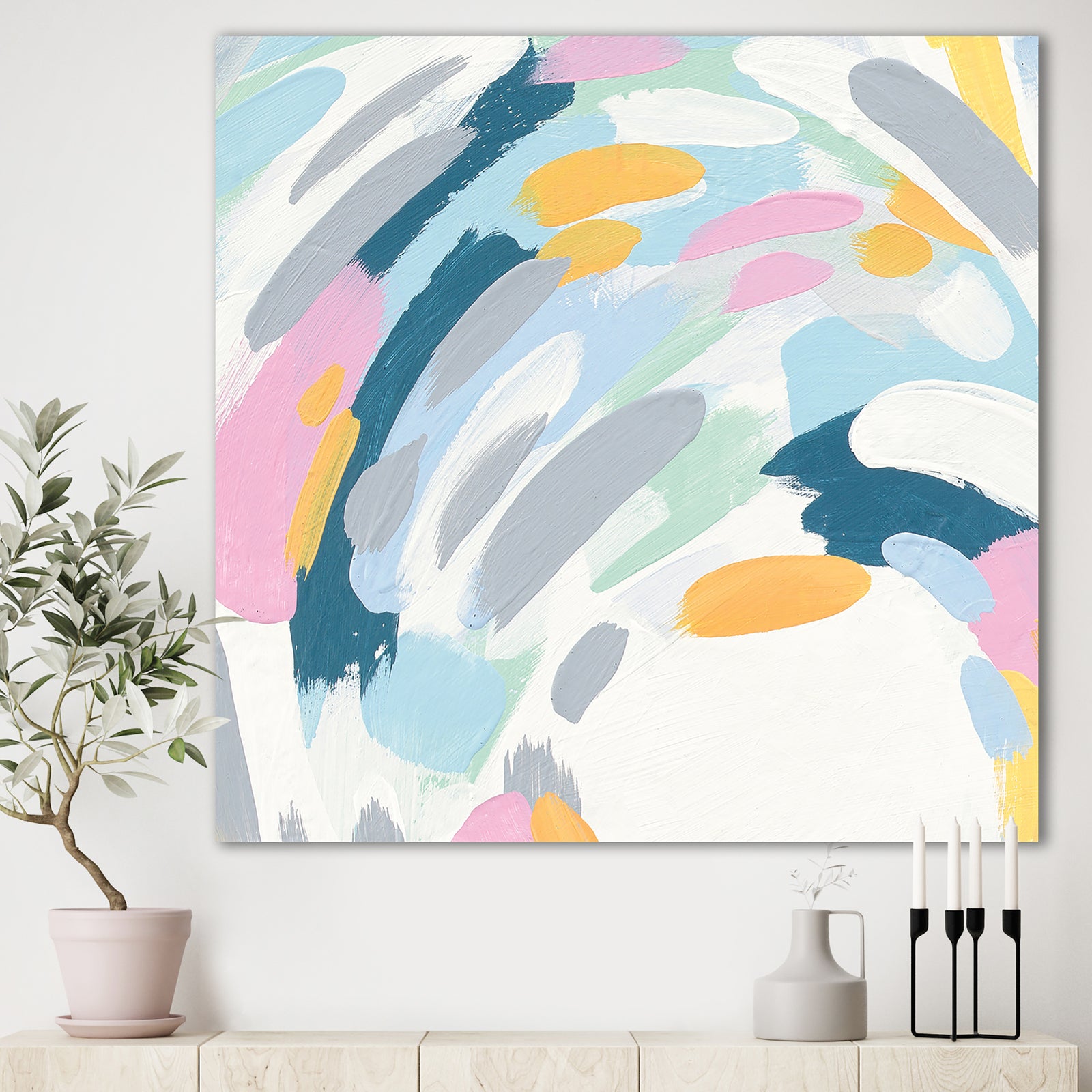 Geometric Vortex II - Modern & Contemporary Premium Canvas Wall Art