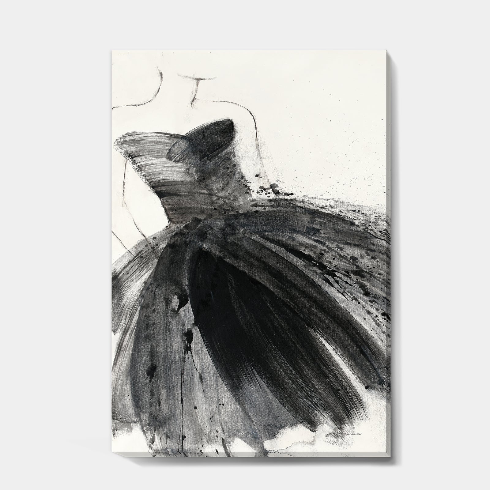 Glam and Fashion Feminine III - Fashion Figures Gallery-wrapped Canvas