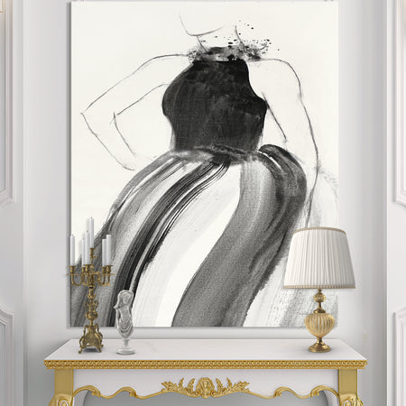 Glam and Fashion Feminine II - Fashion Figures Canvas Artwork