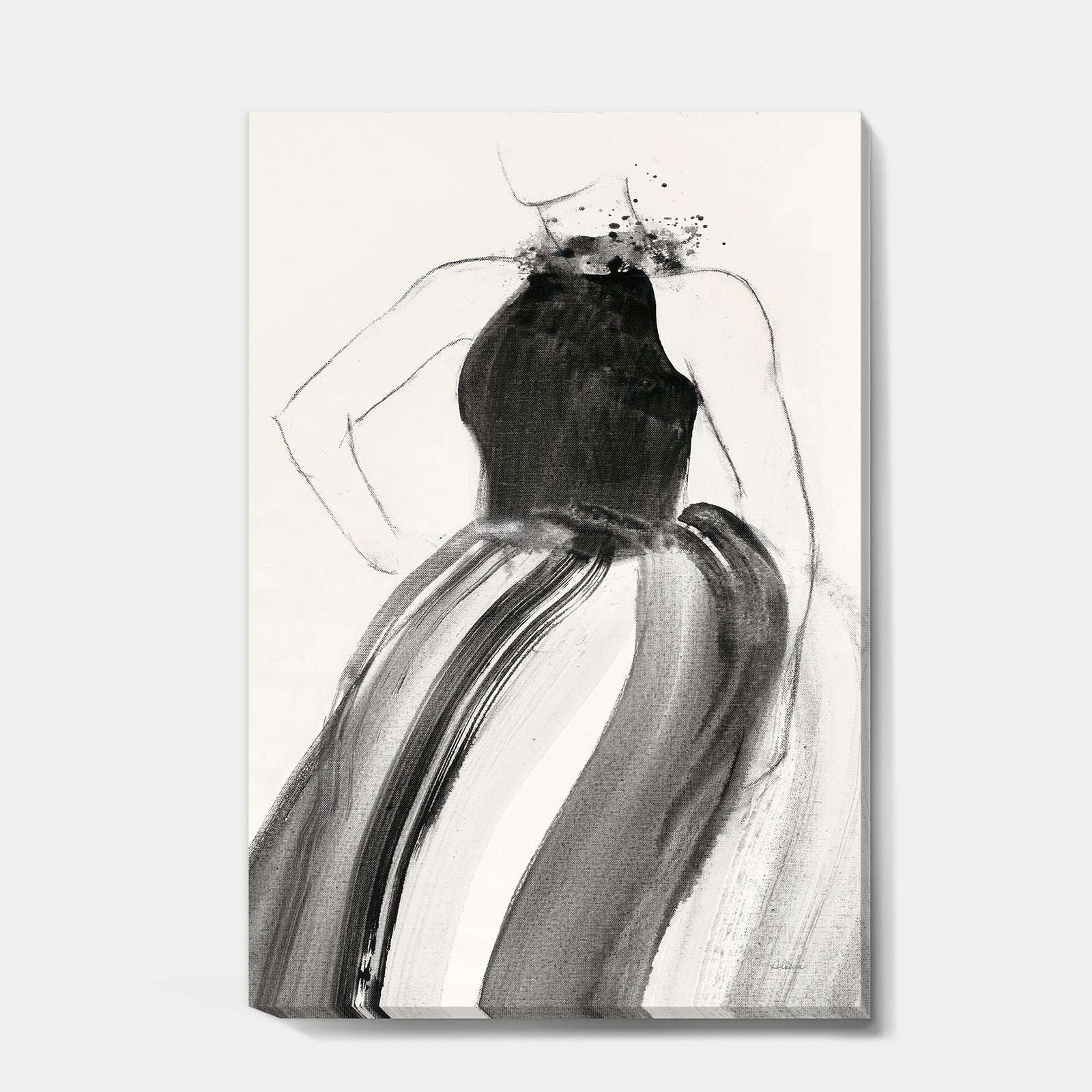 Glam and Fashion Feminine II - Fashion Figures Canvas Artwork