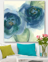 Blue Floral Poppies III - Cottage Gallery-wrapped Canvas