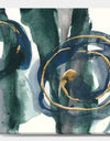 Mettalic Indigo and Gold III - Posh & Luxe Canvas Artwork