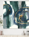 Mettalic Indigo and Gold III - Posh & Luxe Canvas Artwork