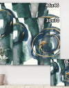 Mettalic Indigo and Gold III - Posh & Luxe Canvas Artwork