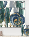 Mettalic Indigo and Gold I - Posh & Luxe Canvas Art