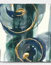 Mettalic Indigo and Gold II - Posh & Luxe Premium Canvas Wall Art