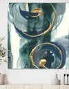 Mettalic Indigo and Gold II - Posh & Luxe Premium Canvas Wall Art